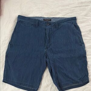 Banana Republic Navy Striped Men's Shorts